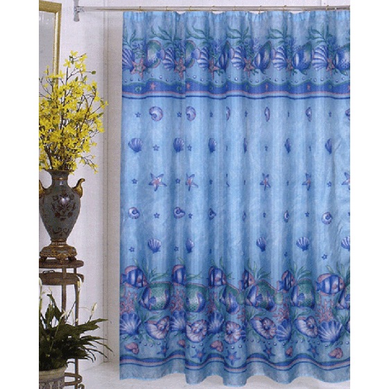 Tropical Shower Curtain in Curtain