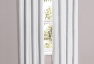 800x800px White Grommet Curtains Picture in Curtain
