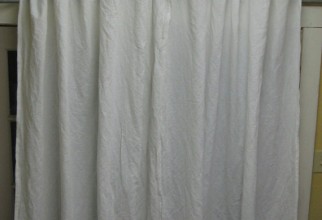570x760px White Ruffle Curtains Picture in Curtain