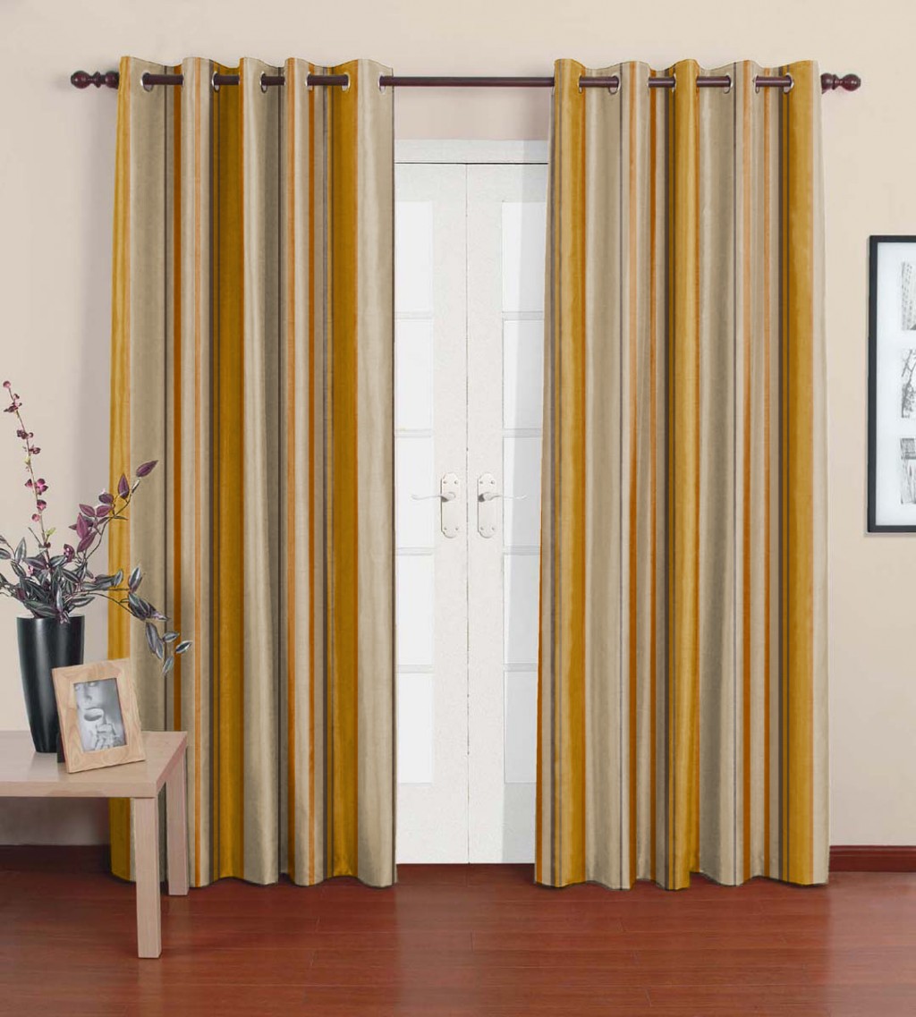 Yellow Curtain in Curtain