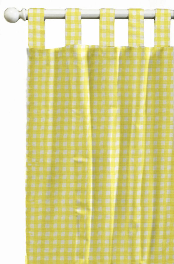 Yellow Curtain Panels in Curtain