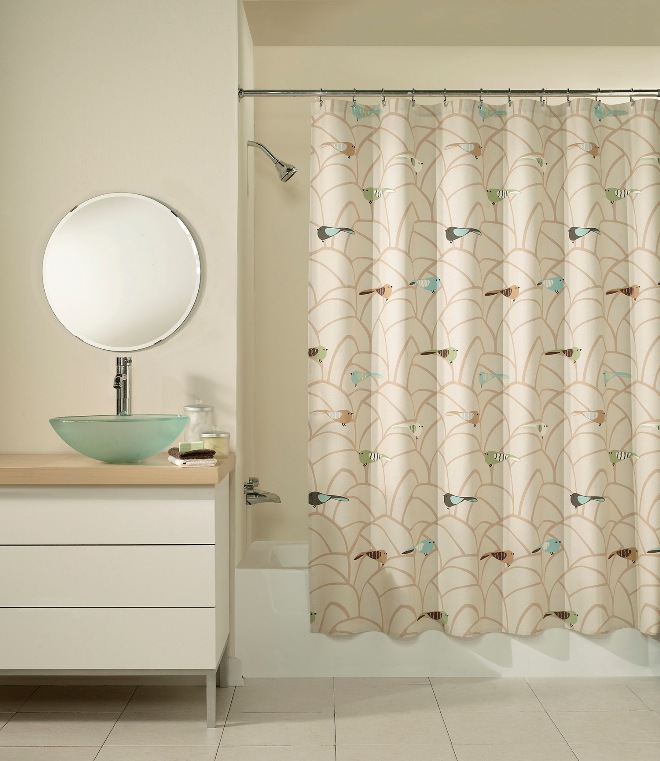 Art Deco Shower Curtain in Curtain
