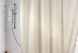 1500x1500px Beige Shower Curtain Picture in Curtain