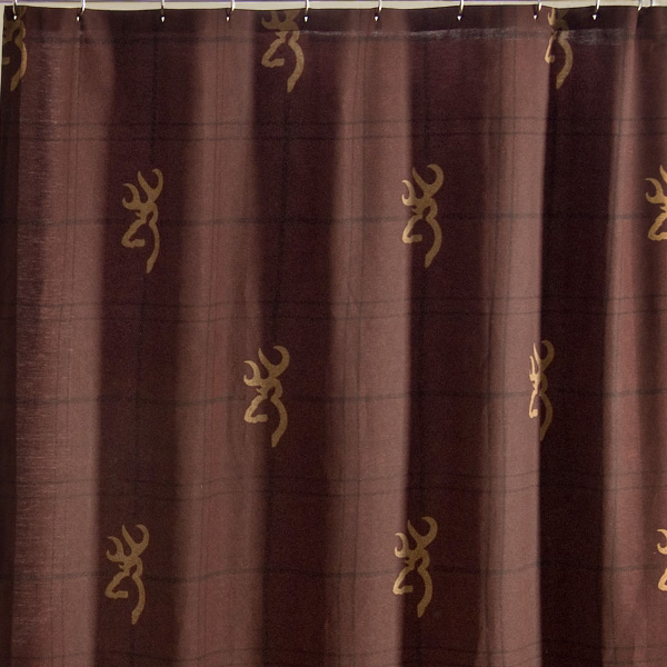 Browning Shower Curtain in Curtain