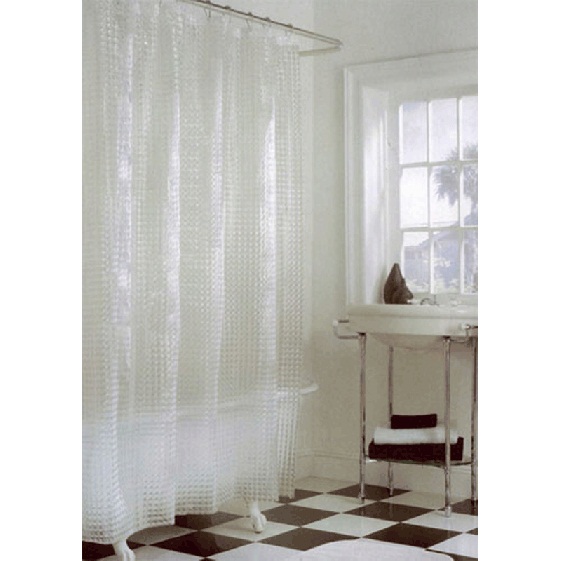 Clear Shower Curtains in Curtain