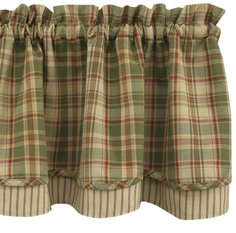Country Plaid Curtains in Curtain
