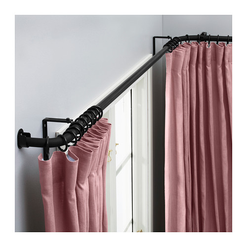 Curtain Rods For Corner Windows in Curtain