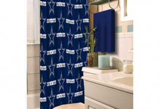 500x500px Dallas Cowboys Shower Curtain Picture in Curtain
