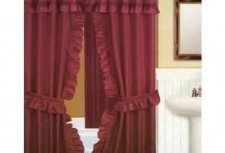 500x500px Double Shower Curtain Picture in Curtain