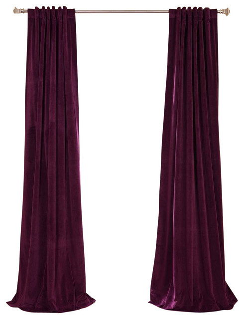 Eggplant Curtains in Curtain