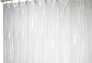 1600x1591px Extra Wide Shower Curtain Liner Picture in Curtain