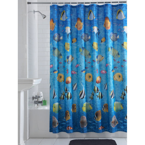 Fishing Shower Curtain in Curtain