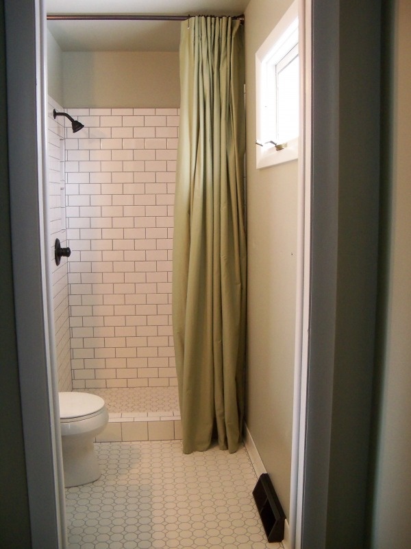 Floor To Ceiling Shower Curtain in Curtain