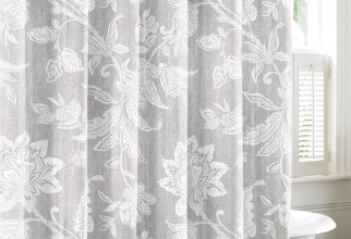 900x900px Gray Shower Curtains Picture in Curtain