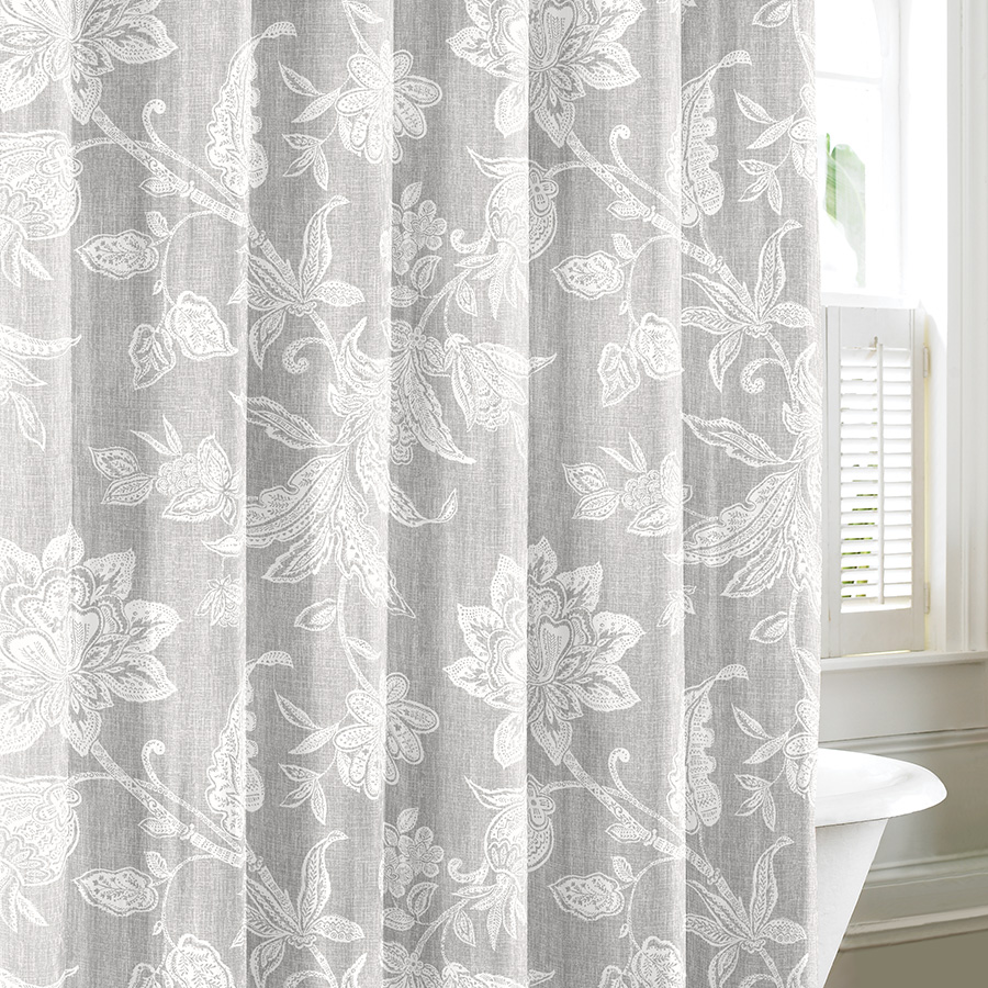 Gray Shower Curtains in Curtain