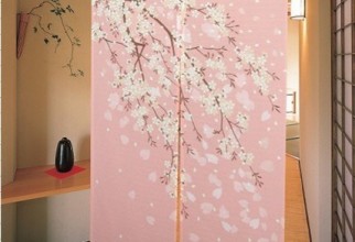 428x545px Japanese Shower Curtain Picture in Curtain