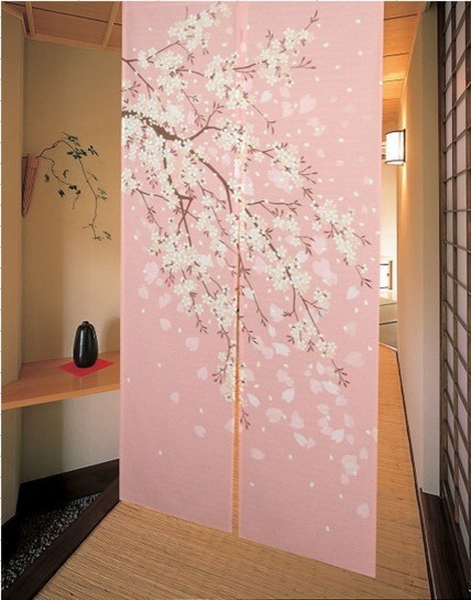 Japanese Shower Curtain in Curtain