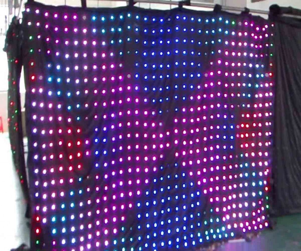 Led Video Curtain in Curtain