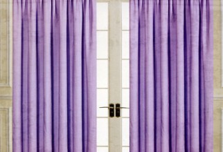 600x600px Lilac Curtains Picture in Curtain