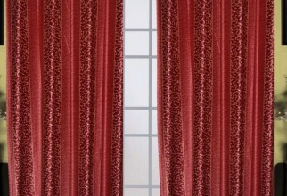 768x987px Maroon Curtains Picture in Curtain