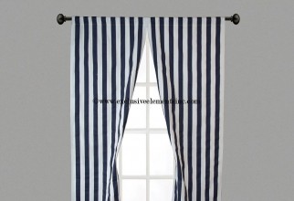 1000x800px Navy Striped Curtains Picture in Curtain