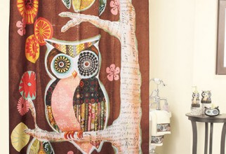 448x533px Owl Shower Curtains Picture in Curtain