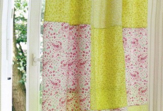 700x1199px Patchwork Curtains Picture in Curtain