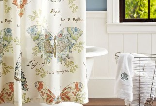 720x648px Shower Curtain Pottery Barn Picture in Curtain