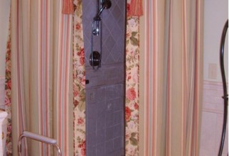 581x860px Shower Curtain Track Picture in Curtain