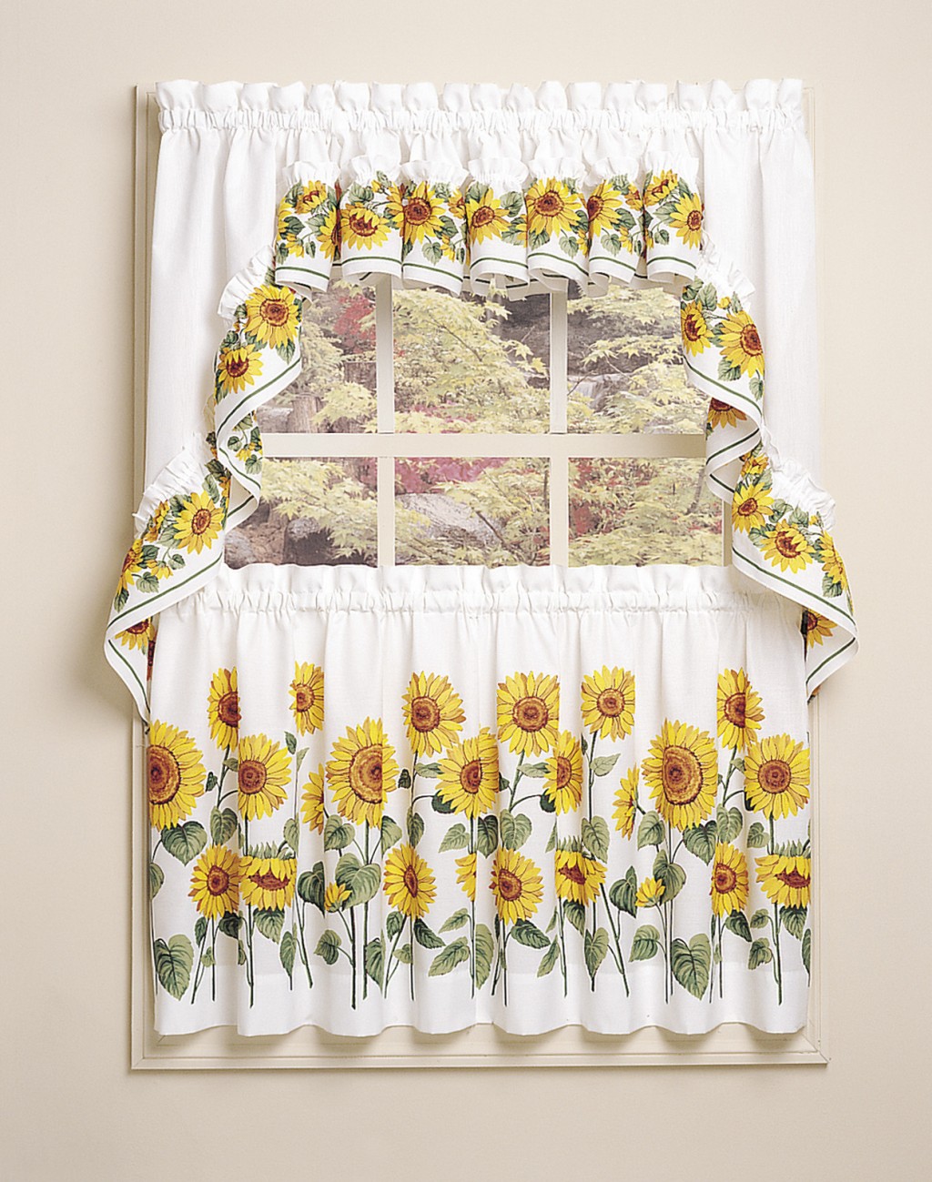 Sunflower Kitchen Curtains in Curtain