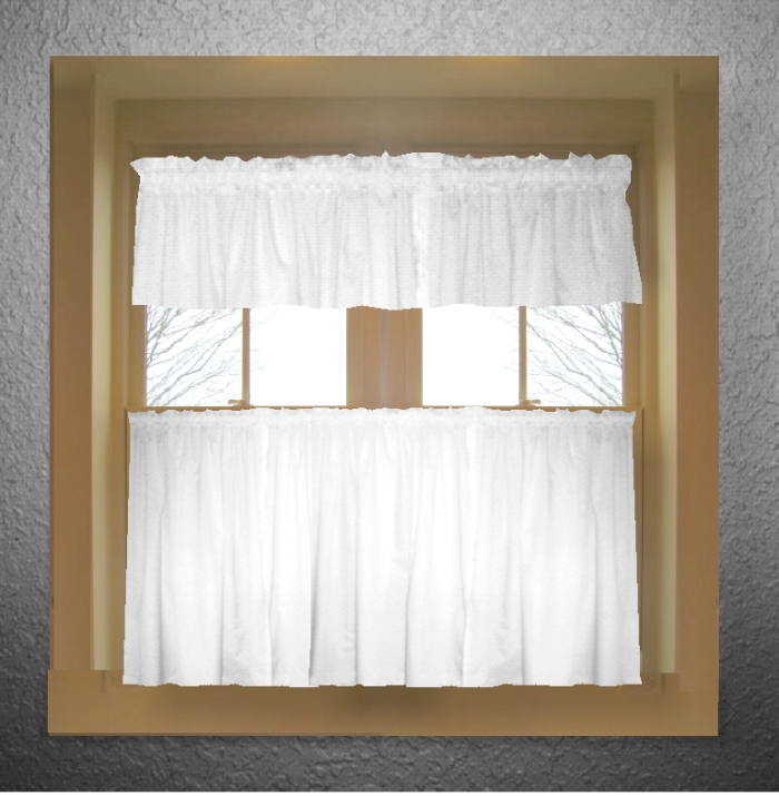 White Kitchen Curtains in Curtain