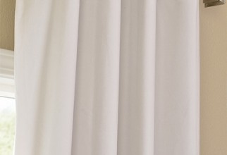 384x506px White Velvet Curtains Picture in Curtain