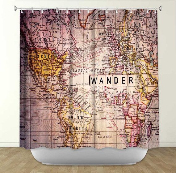 Artistic Shower Curtains in Curtain