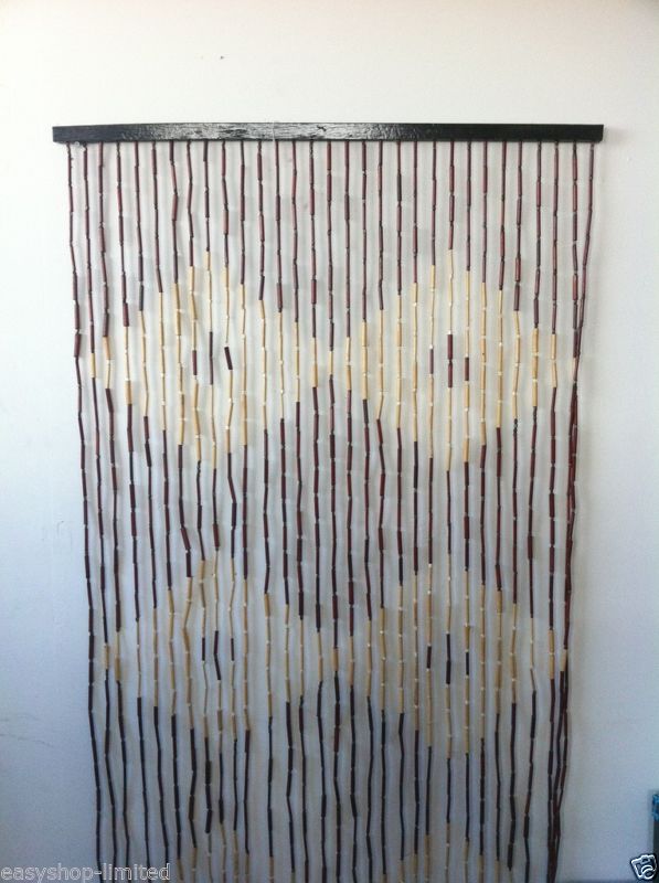 Bamboo Bead Curtains in Curtain