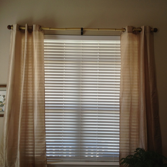 Bamboo Curtain Rod in Curtain