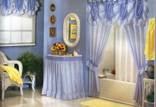 600x578px Bathroom Curtain Sets Picture in Curtain
