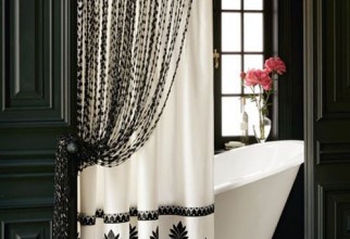 500x544px Bathroom Shower Curtain Ideas Picture in Curtain