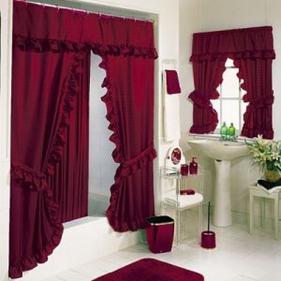 Bathroom Shower Curtain in Curtain
