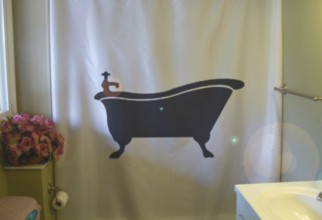 843x700px Bathtub Shower Curtain Picture in Curtain