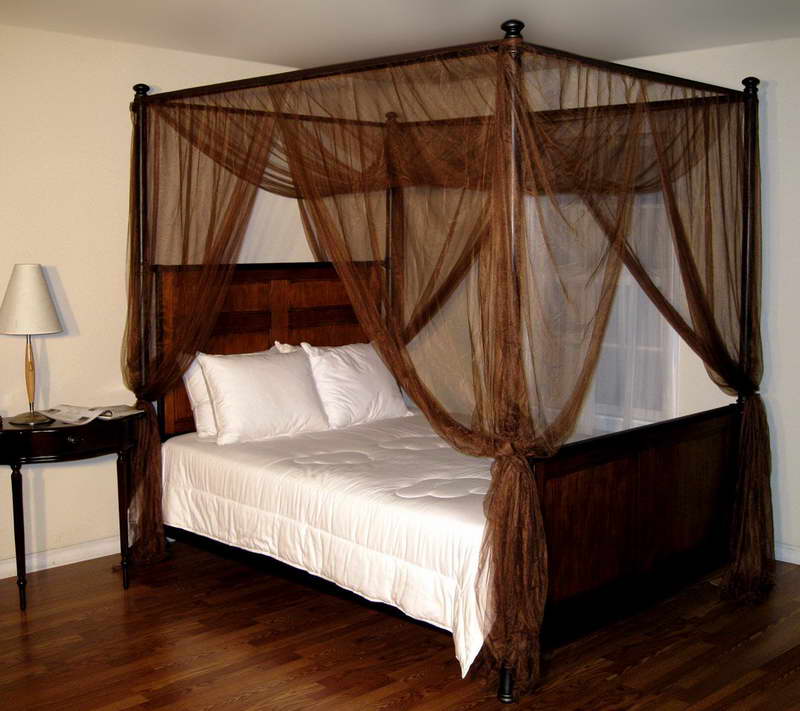 Bed With Curtains in Curtain