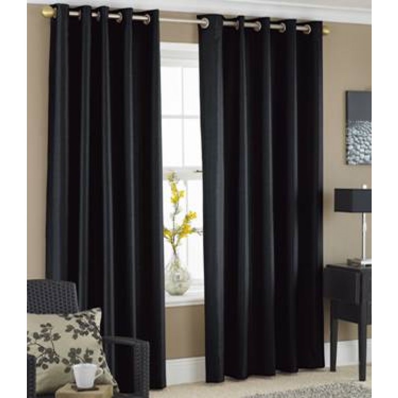 Black Blackout Curtains in Curtain