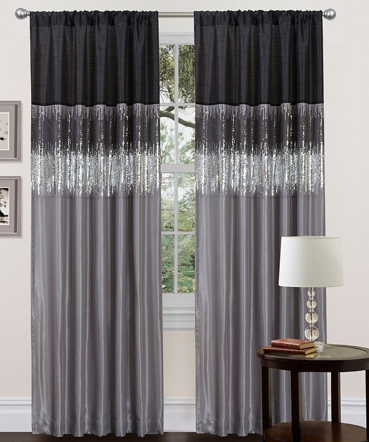 Black Curtain Panels in Curtain