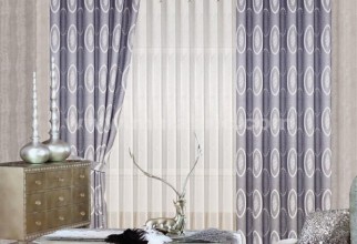 670x737px Blackout Curtain Fabric Picture in Bathroom