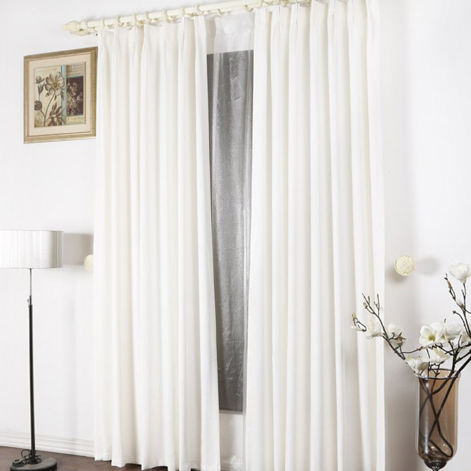 Blackout Curtains White in Curtain