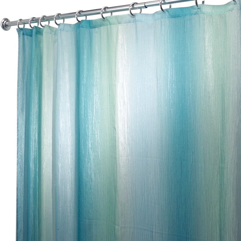Blue And Green Shower Curtain in Curtain