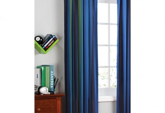 500x500px Blue Window Curtains Picture in Curtain