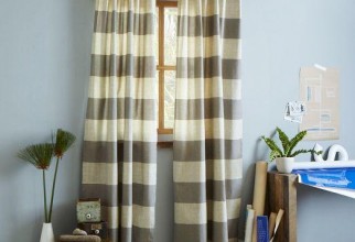 523x523px Bold Striped Curtains Picture in Curtain
