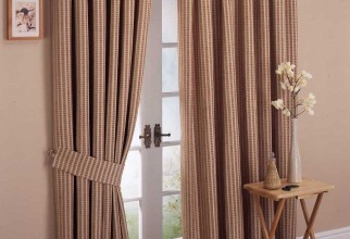 1089x1372px Brown And White Curtains Picture in Curtain