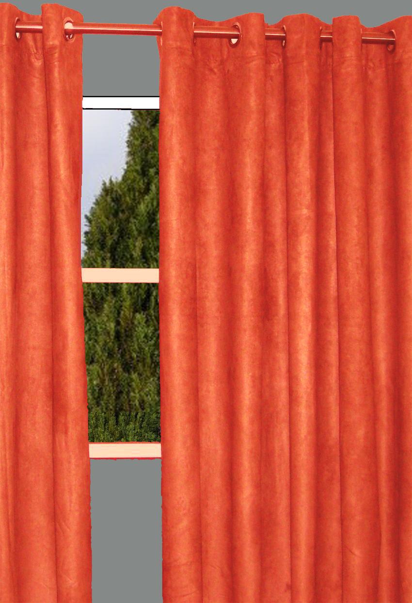 Burnt Orange Shower Curtain in Curtain