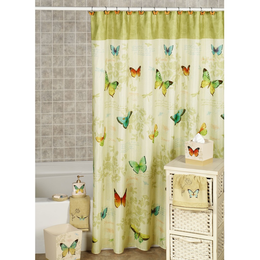 Butterfly Shower Curtains in Curtain